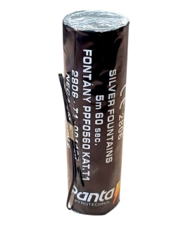 Pyrotechnika pódiová fontána Silver 5m