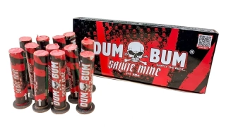 Pyrotechnika Single Shots DUM BUM Salute Mine 14mm 12ks